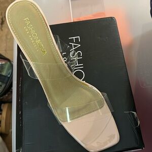 Clear Heel Shoes